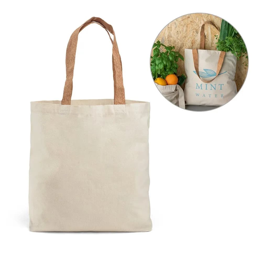 Sacola 100% algodão (180 g/m²)
