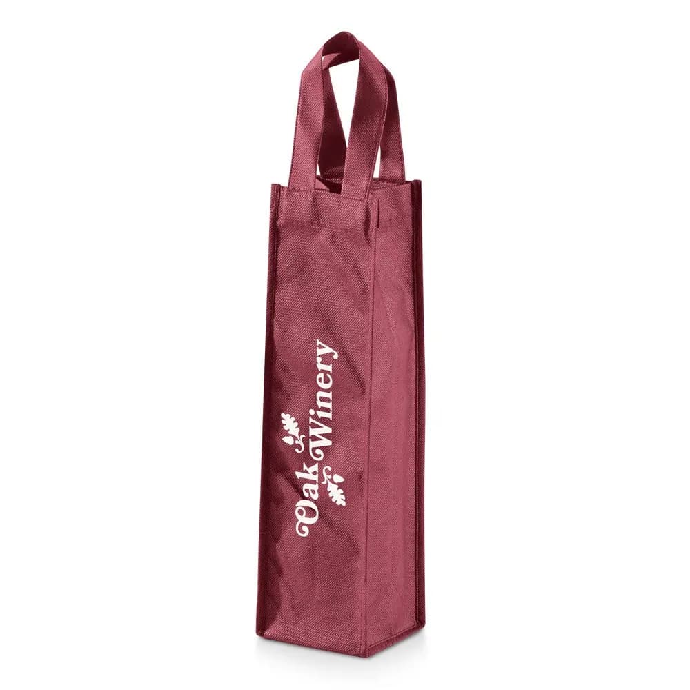Sacola para 1 garrafa em non-woven (80 g/m²)