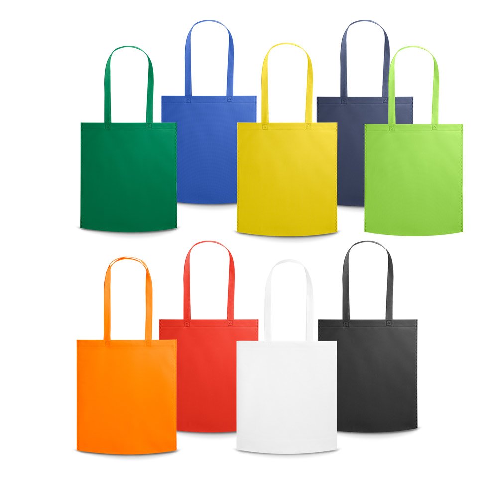 Sacola em non-woven (80 g/m²) termo-selado com alças