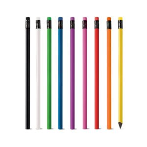 Lápis em resina 100% reciclada com borracha