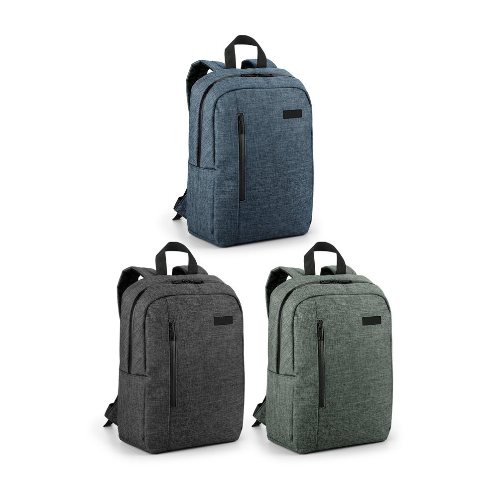 Mochila para notebook 14'' em 600D de alta densidade com placa para personalização 12 L