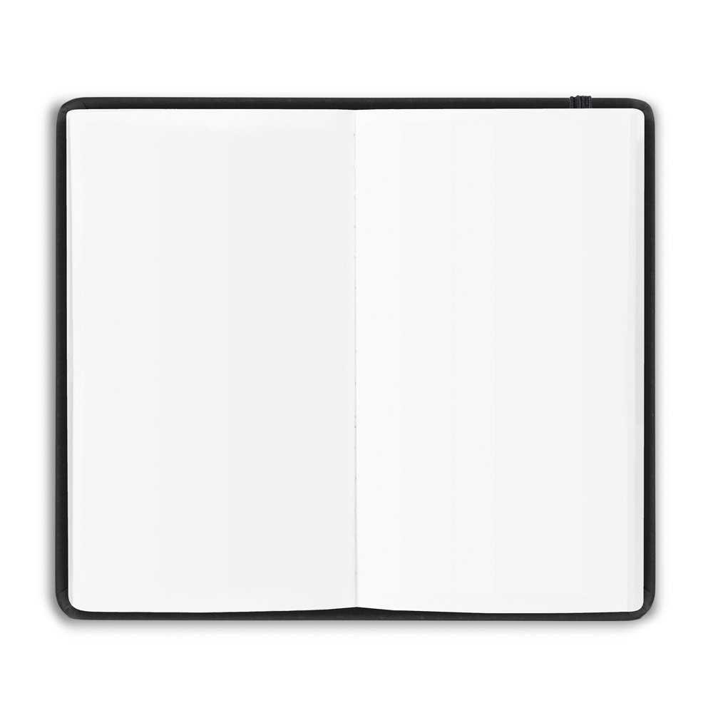 Caderno de bolso de capa dura em c. sintético com 160 páginas lisas - Imagem 5