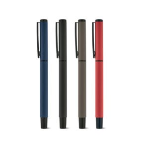 Roller em alumínio com escrita em preto