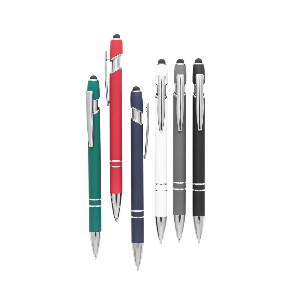 Esferográfica em alumínio com escrita em azul - Imagem 4