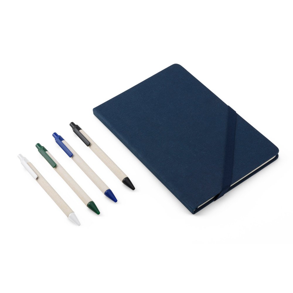 Esferográfica produzida através de pacotes de leite reciclado com escrita em azul - Imagem 4