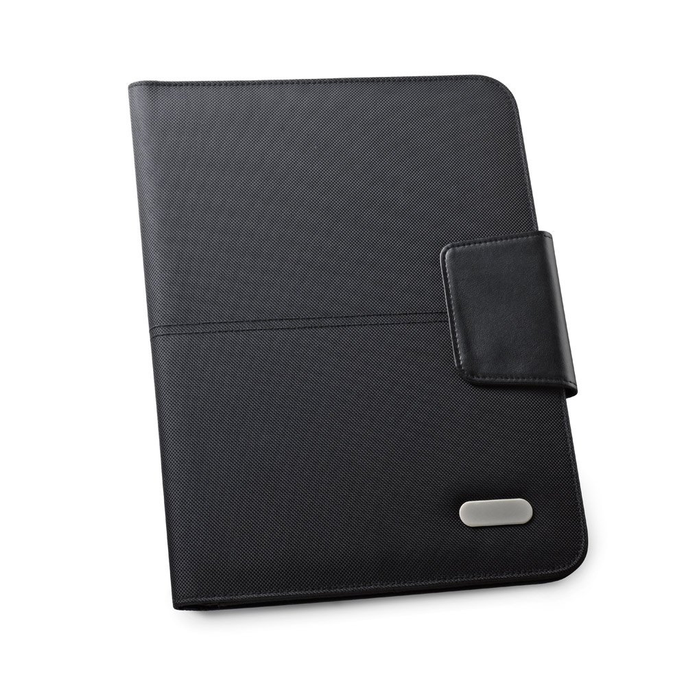 Pasta A4 em c. sintético e 1680D com bloco de 40 páginas pautadas - Imagem 3