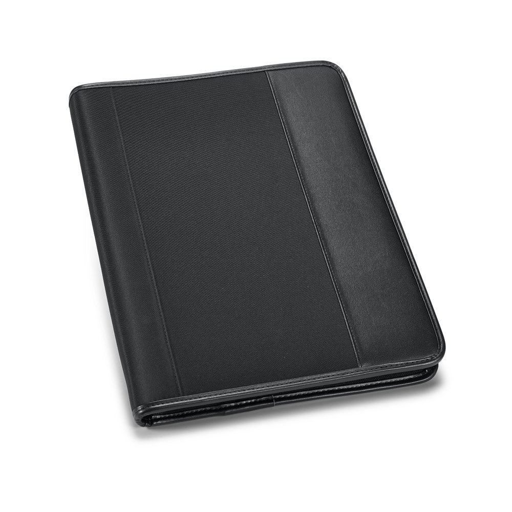 Pasta A4 em c. sintético e microfibra com 4 argolas e bloco de 40 páginas pautadas - Imagem 3