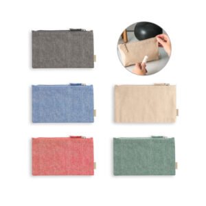 Bolsa multifunções em 70% algodão reciclado e 30% poliéster reciclado (140 g/m²)