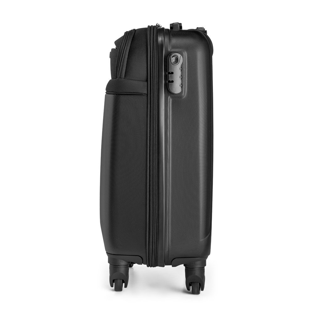 Mala de viagem executivo em ABS e 600D com 4 rodas duplas giratórias 33 L - Imagem 8