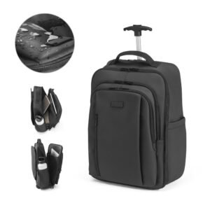 Mochila trolley em 900D com revestimento resistente à água, com bolso para 17'3" 28 L