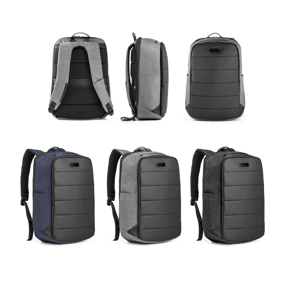 Mochila para notebook em 300D de alta densidade, com divisória para notebook 17" 21 L