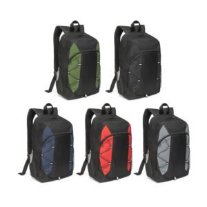 Mochila em 600D com detalhes em ripstop colorido 16 L