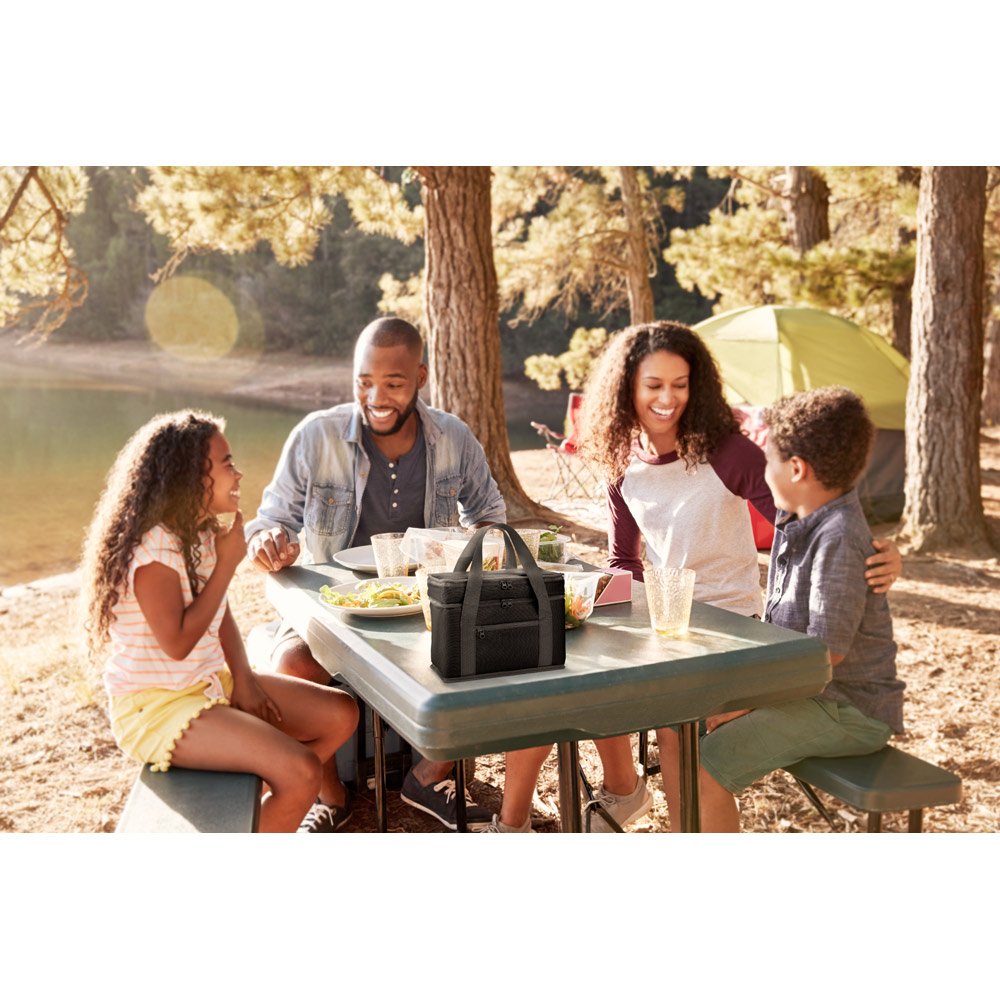 Sacola térmica em poliéster reciclado 600D com isolamento em PEVA 9'5 L - Imagem 3