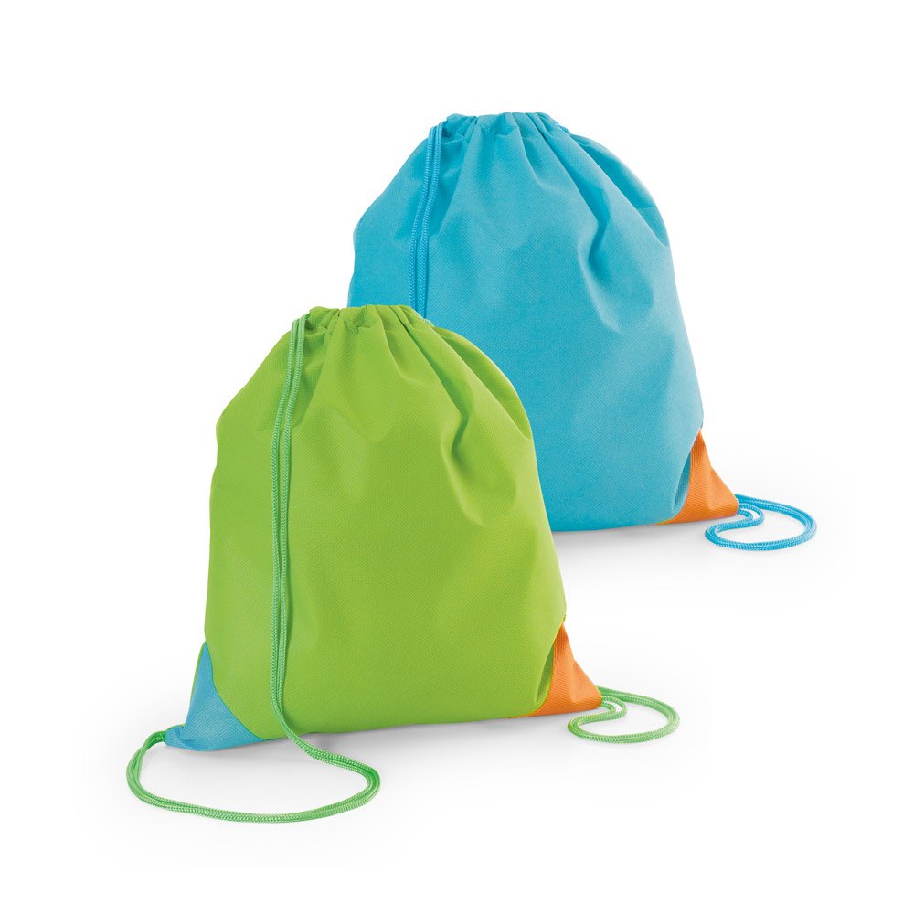 Sacola tipo mochila em non-woven (80 g/m²)