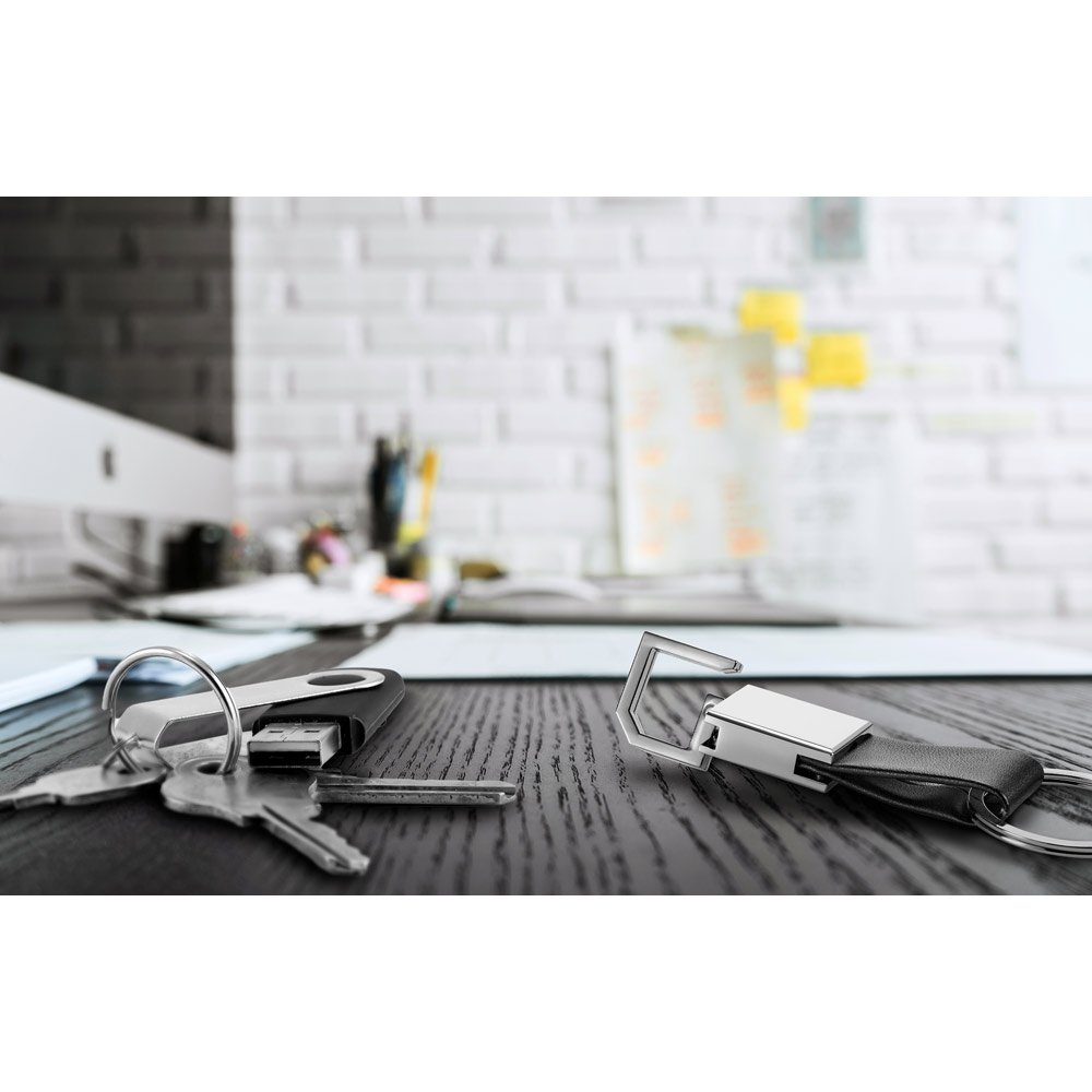 Chaveiro em c.sintético e metal com mosquetão - Imagem 4