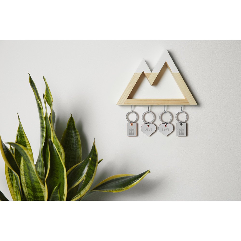 Chaveiro coração em metal e ABS - Imagem 4