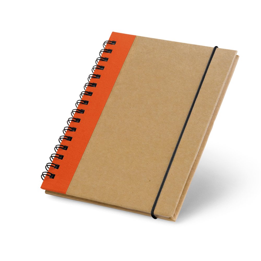 Caderno A6 de capa dura em cartão com 120 páginas lisas reciclado - Imagem 5