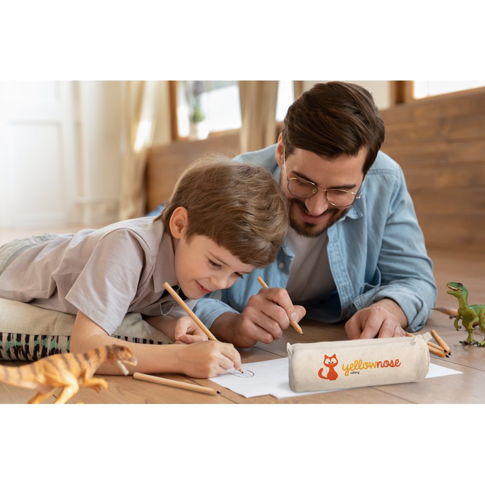 Estojo para lápis em 100% algodão canvas (290 g/m²) - Imagem 3