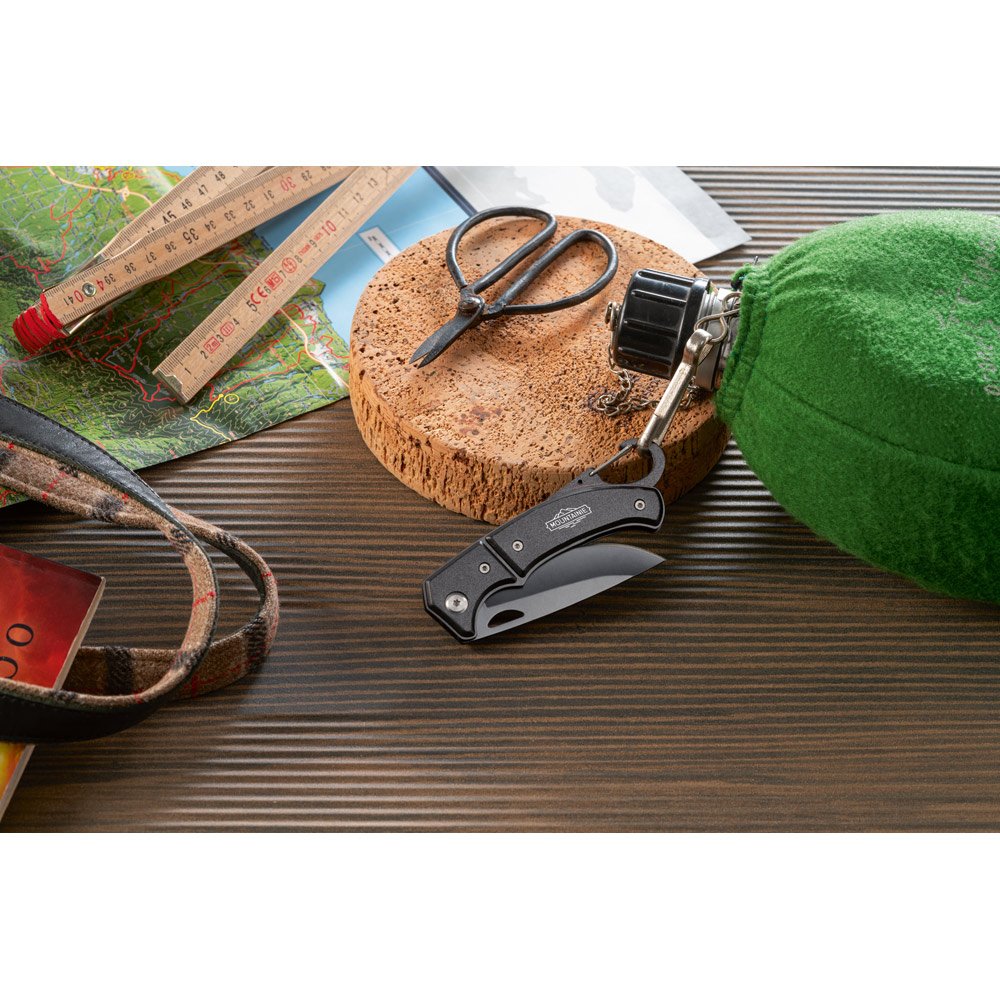 Canivete em aço inox e metal com fecho de segurança - Imagem 3