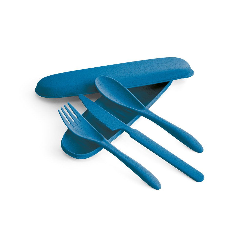 Conjunto de 3 de talheres em fibra de bambu e PP - Imagem 6