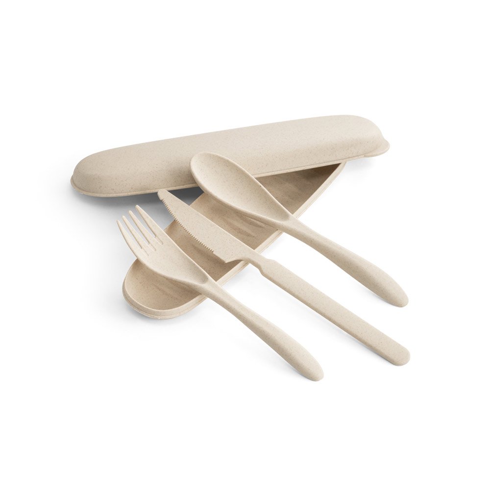Conjunto de 3 de talheres em fibra de bambu e PP - Imagem 15