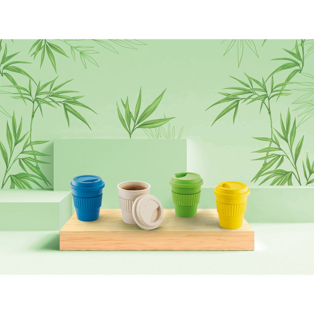 Copo de viagem em fibra de bambu (60%) e PP (40%) - Imagem 3