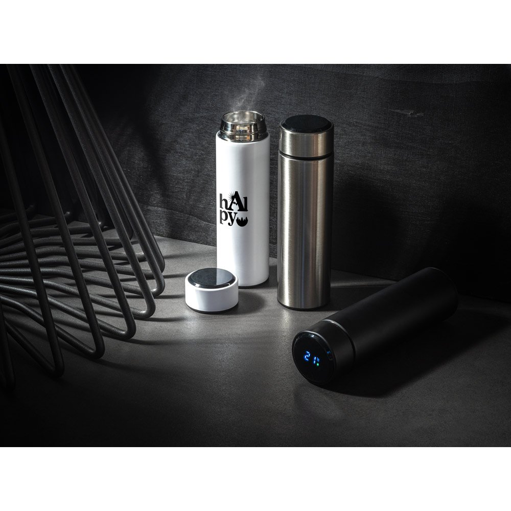 Garrafa em aço inox de parede dupla térmica, isolada a vácuo 450 mL - Imagem 3