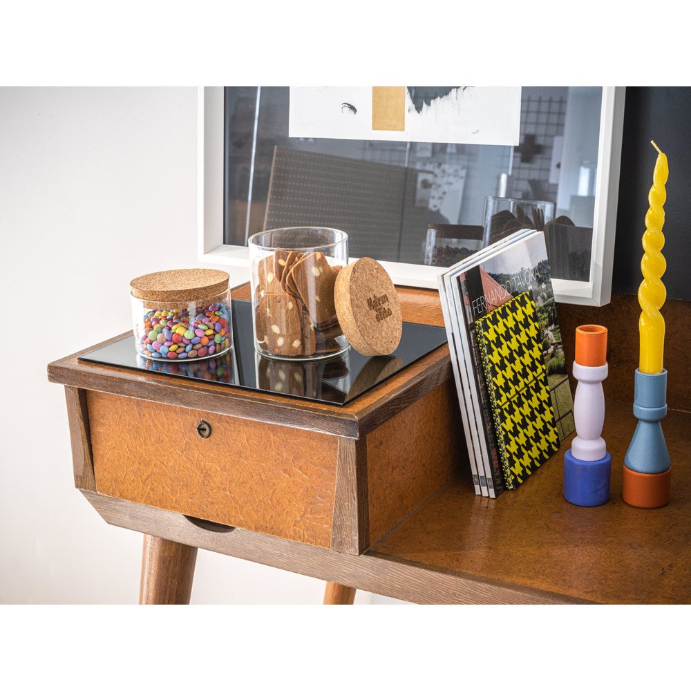 Frasco em vidro borosilicato com tampa de cortiça 700 mL - Imagem 3