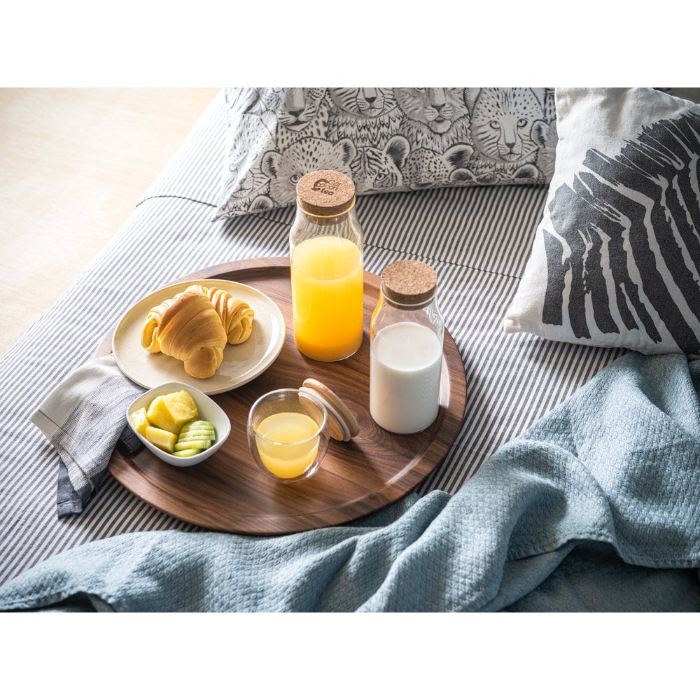 Garrafa em vidro borosilicato com tampa em cortiça 1 L - Imagem 3