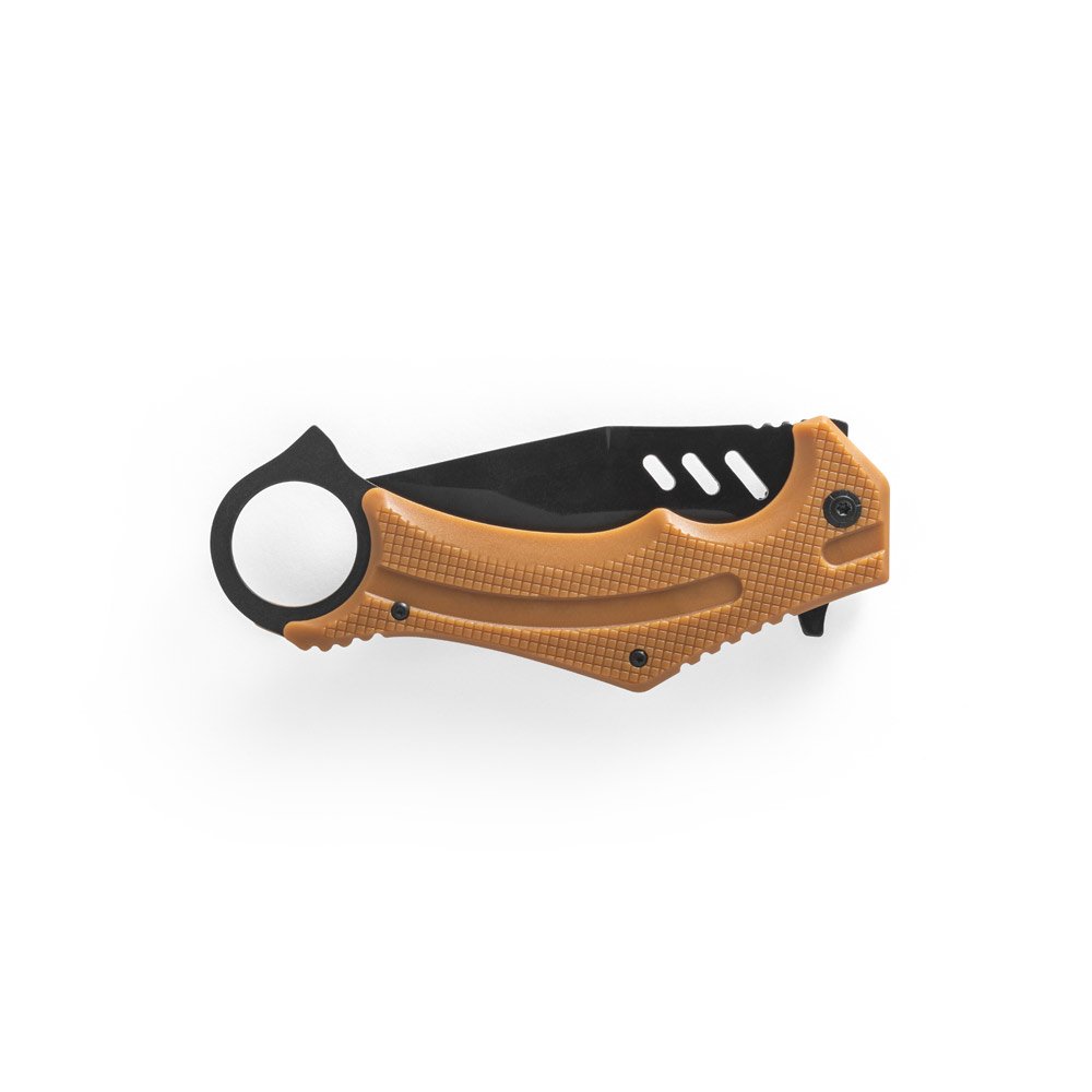 Canivete dobrável em aço inox e cabo em plástico - Imagem 8