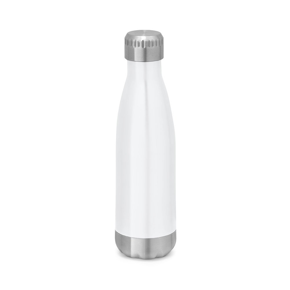 Garrafa em aço inox de parede dupla térmica, isolada a vácuo, com tampa em aço inox 510 mL - Imagem 2