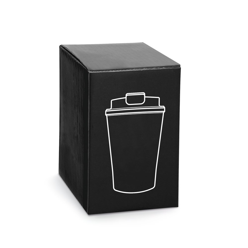 Copo de viagem em aço inox e PP, térmico com parede dupla isolada a vácuo 470 mL - Imagem 3