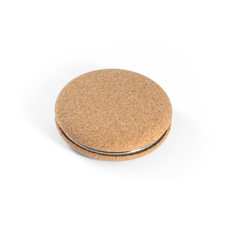 Espelho de bolso duplo em cortiça - Imagem 4