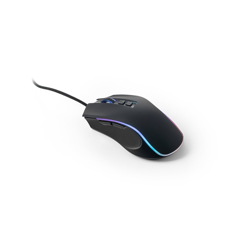 Mouse para jogos em ABS com acabamento em borracha - Imagem 4