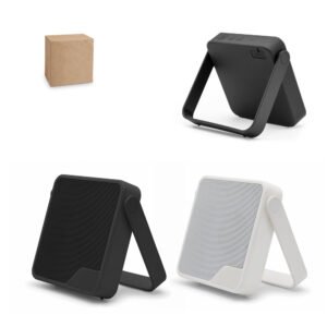 Coluna portátil em ABS 100% reciclado com proteção à prova d'água IPX7