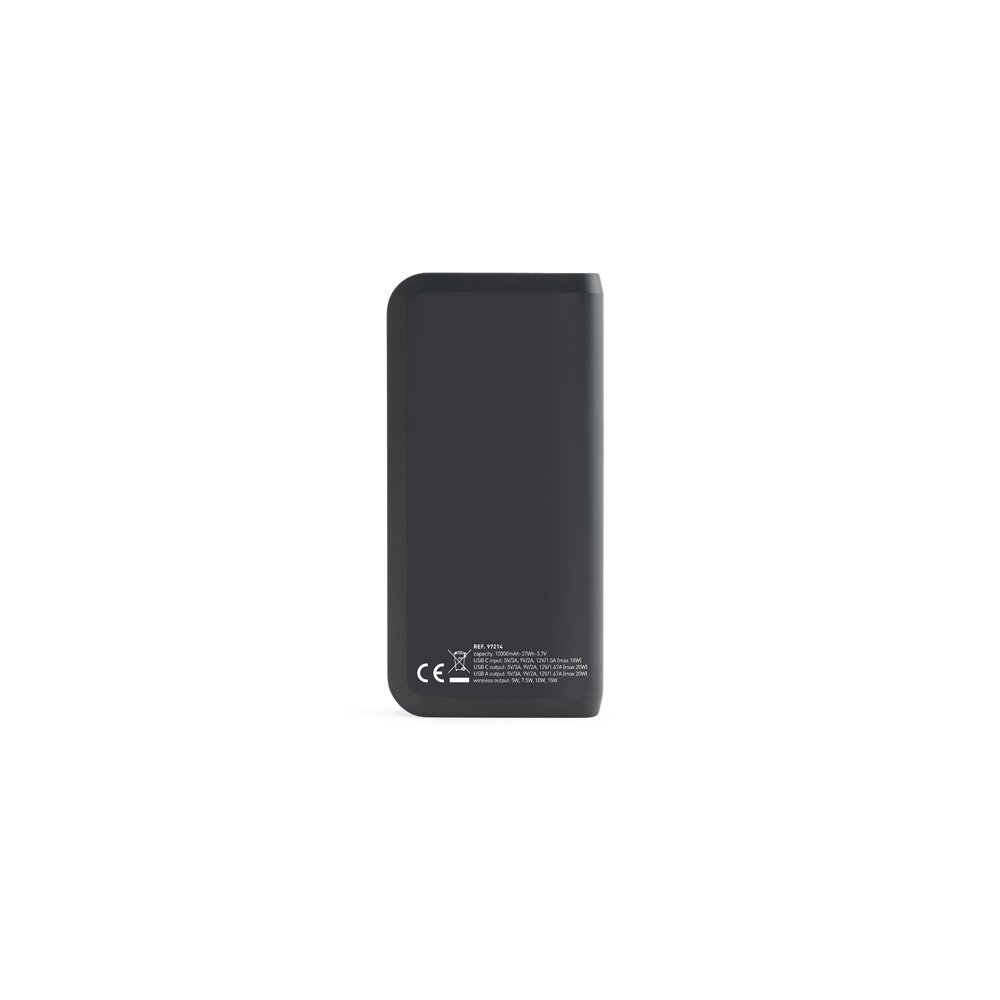 Bateria portátil em ABS 100% reciclado com carregador wireless super-rápido 15W e capacidade de 10'000 mAh - Imagem 5