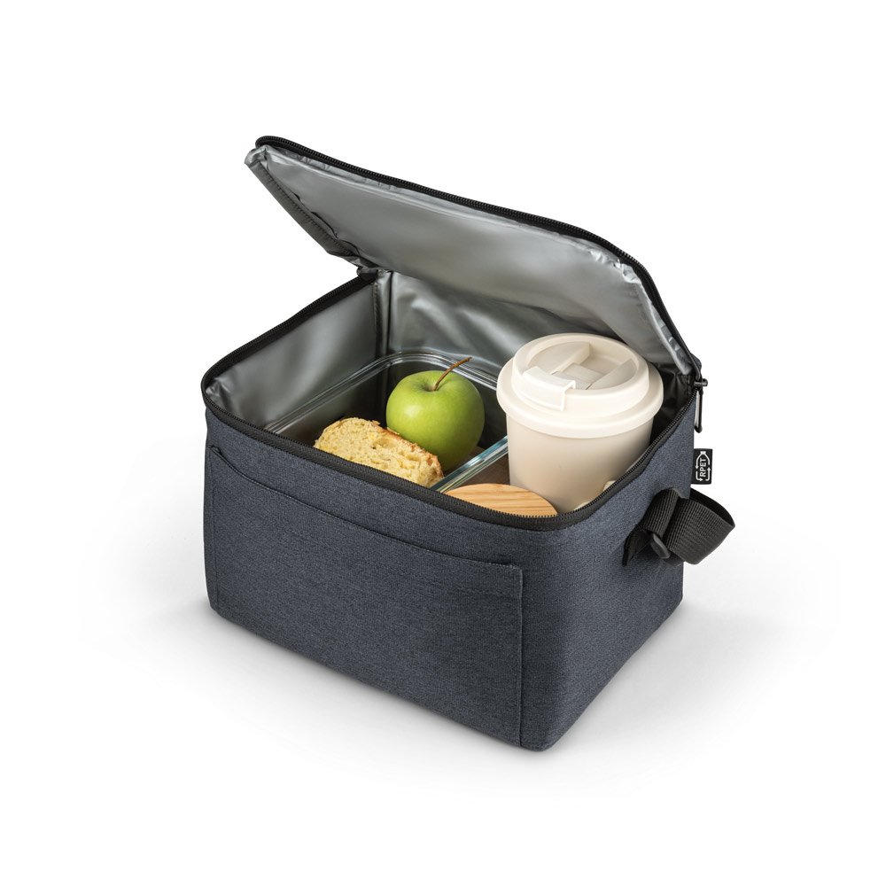 Cooler. Bolsa térmica em 600D poliéster reciclado com interior forrado em PEVA 6 L - Imagem 8